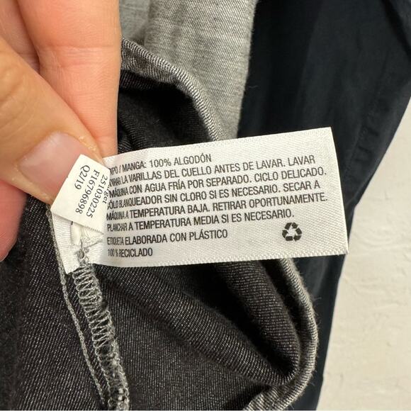 Phillip Lim x Target Black & Grey Button Down Shirt Mens XXL Casual Classic - Picture 9 of 10